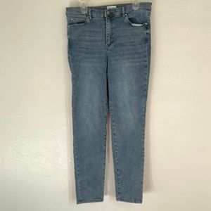 Nicole miller new york soho high rise ankle skinny sz 14 jean